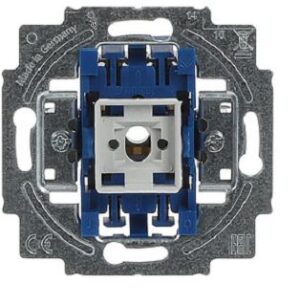 Busch-Jaeger Wippschalter-Einsatz 16AX Kreuzschaltung 2400/7US – Bild 1