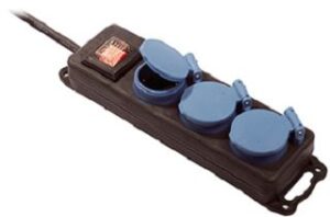 Bachmann Verteilersteckdose 3xSchuko  1xSchalter 1,5m CEE7/7 349.045 – Bild 1