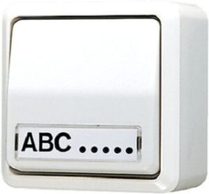 Jung Wippschalter AP600 Aus-Wechsel Schr.Fe. alpinws 606ANAWW – Bild 1