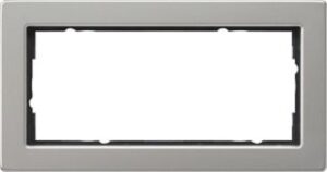 Gira Abdeckrahmen 2-fach ohne Mittelsteg E2 Edelstahl 100233 – Bild 1