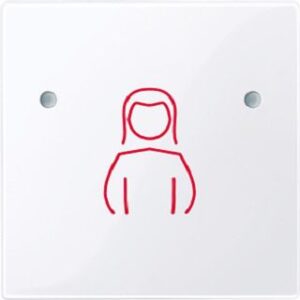 Merten Tastfläche 1-fach für Ruftaster aktivws glänz. Syst.M MEG4840-0325 – Bild 1