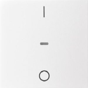 Berker Abdeckung Tastsensor-Modul 1-fach polarweiß mt 80962299 – Bild 1