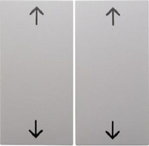 Berker Wippe polarweiß glänzend Symbol Pfeil 16448989 – Bild 1