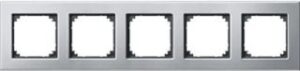 Merten Metallrahmen 5-fach M-Plan platinsilber 475560 – Bild 1
