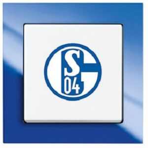 Busch-Jaeger Wechselschalter Fanschalter FC Schalke 04 2000/6UJ/02 – Bild 1