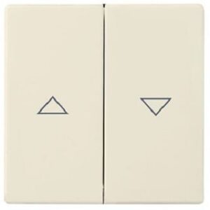 Busch-Jaeger Wippe mit Aufdruck solo savanne/elfenbeinweiss Jalous. 1785JA-82 – Bild 1