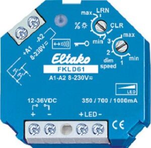 Eltako Funk LED Dimmschalter Konstantstrom LED 300/700/1000mA FKLD61 – Bild 1