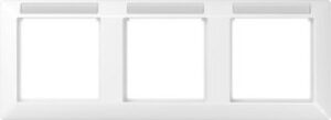 Jung Rahmen 3-fach INA alpinweiss waagrechte mit Fenster AS5830BFINAWW – Bild 1