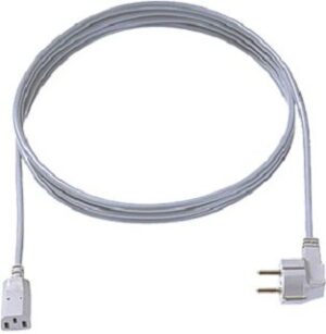 Bachmann Kaltgerätezuleitung 3m grau H05VV-F 3G1 70°C 353.985 – Bild 1