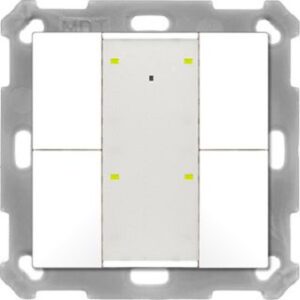 MDT Taster Plus TS 55 4-fach, Reinweiß glänzend BE-TA55T4.G2 – Bild 1