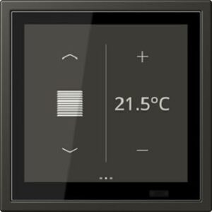 Jung KNX Raumcontroller LS TOUCH, NaV ombre naturelle 59 LCZ459BFD1S259 – Bild 1