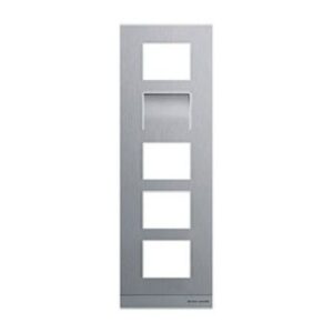 Busch-Jaeger Frontplatte Video 1/5 Edelstahl gebürstet B-W-IP 41385CF-S-03 – Bild 1