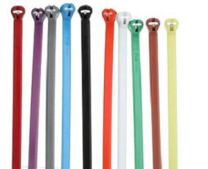 ABB Kabelbinder 186x4,8mm mit Stahlnasenverschluss 220N TY525M-CLRS – Bild 1