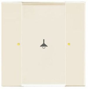 Busch-Jaeger Bedienelement 1/2-fach programmierbar mit Beschriftungsfeld 6125/02-82 – Bild 1