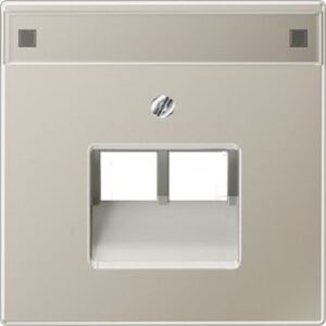 Jung Abdeckung fürIAE/UAE-ADo LS-Edelstahl mit Schriftfeld ES2969-2NAUA – Bild 1