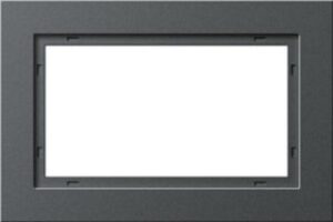 Gira Abdeckrahmen 1,5-fach E2 Anthrazit 100123 – Bild 1