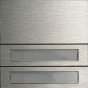 Gira Ruftastenmodul 2-fach System 106 Edelst ahl V4A 5532914 – Bild 1