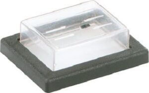 Bachmann PVC-Kappen und Rahmen Serie 22 2-polig klar/s 924.118 – Bild 1