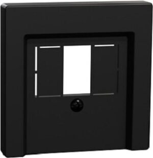 Merten Zentralplatte für TAE/Audio/USB schwarz matt System M MEG4250-0403 – Bild 1