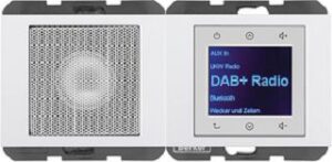Berker Radio mit Lautspr. DAB+ K. x polarweiß glänzend 29807009 – Bild 1