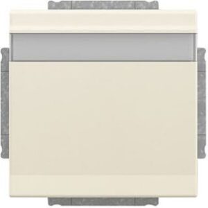 Busch-Jaeger SCHUKO Steckdose mit Klappdeckel mit Beschriftung solo elfenbeinweiss 20EUKNB-82 – Bild 1