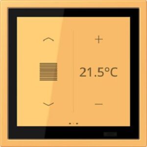 Jung KNX Raumcontroller LS TOUCH, NaV ocre jaune clair LCZ459BFD1S254 – Bild 1
