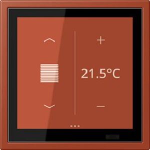 Jung KNX Raumcontroller LS TOUCH, NaV l'ocre rouge LCZ459BFD1S232 – Bild 1