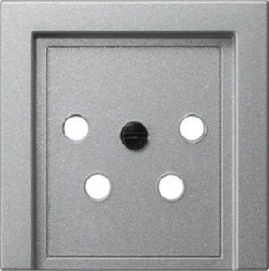 Gira Abdeckung für KPN Anschlussdose System 55 alu 027926 – Bild 1