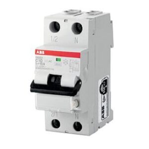 ABB FI/LS-Schalter 1-polig+N Typ A 6kA Charakteristik K 1A 30mA DS201K1A30 – Bild 1