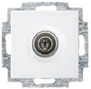 Busch-Jaeger SCHUKO Steckdose Klappdeckel verschließbar Busch-balance SI alpinweiss 20EUKBSL-914 – Bild 1