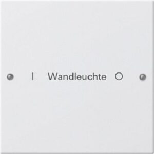 Gira Wippenset 1-fach beschriftbar System 55 reinweiss 220103 – Bild 1