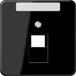 Jung Abdeckung fürIAE/UAE-ADo CD500 u. Std. 1x8pol.Sch.Fe.schwarz CD569-1NAUASW – Bild 1