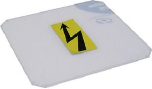 Hager Klarsichtplatte univers f. Kabelanschluss FZ375 – Bild 1