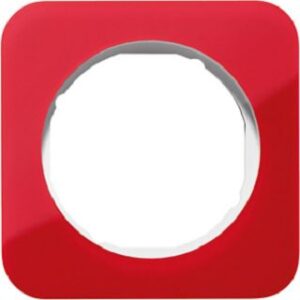Berker Rahmen 1-fach rot trans./polws glz 10112349 – Bild 1