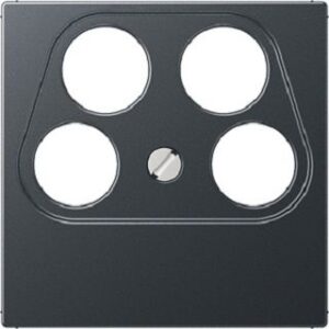 Jung Abdeckung für SAT-TV-Steckdose Ankaro anthrazit A561-4SAT2ANM – Bild 1