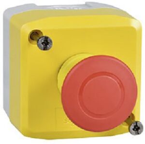 Schneider Electric Pilzkopf-Drucktaster, rot gelbe Station,1Ö XALK198 – Bild 1