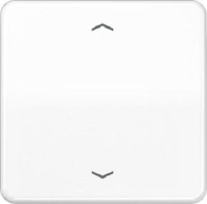 Jung Wippe, Symbol Pfeil für KNX Taster, Serie CD, alpinweiß CD101PWW – Bild 1
