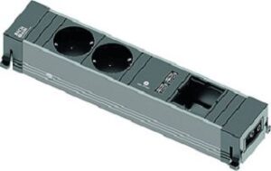 Bachmann Steckdoseneinheit CONFERENCE 2xSchu ko 1xUSB Charger 1xABD GST18 909.0056 – Bild 1