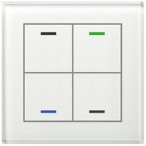 MDT Glastaster II 4-fach RGBW weiß BE-GTL40W.01 – Bild 1