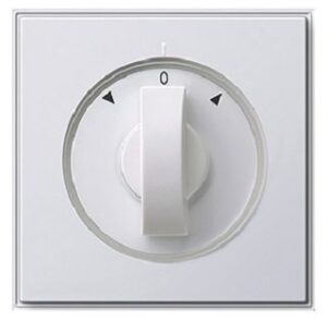 Gira Abdeckung mit Knebel TX_44 System 2000 reinweiss 066666 – Bild 1