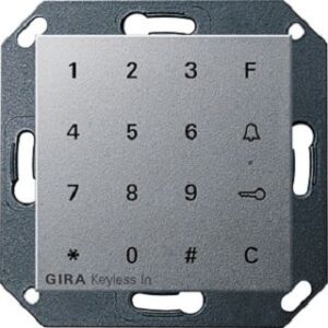Gira Keyless In Codetastatur System 55  Aluminium 260526 – Bild 1