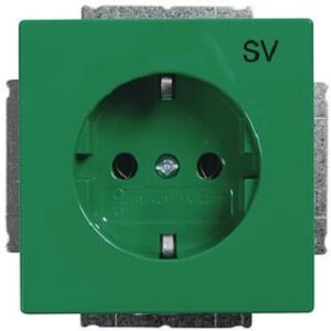 Busch-Jaeger Steckdosen-Einsatz mit Aufdruck 20EUC-13-82-101 – Bild 1