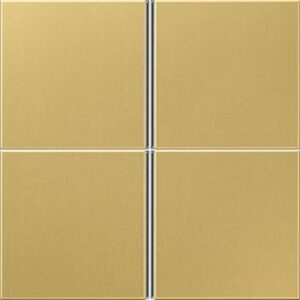 Jung Tastensatz komplett 4-fach Serie LS Messing classic ME2404TSAC – Bild 1