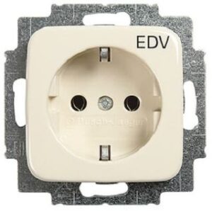 Busch-Jaeger SCHUKO Steckdose EDV Duro 2000 SI weiss 20EUC/DV-212 – Bild 1
