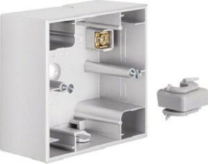 Berker Aufputz-Gehäuse 1-fach aluminium 10417003 – Bild 1