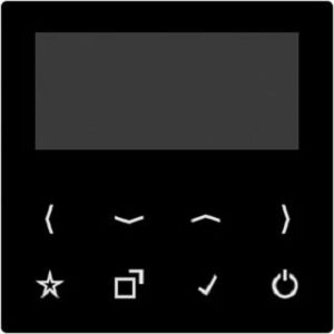 Jung Display, Serie AS/A, schwarz DABA-DISPSW – Bild 1