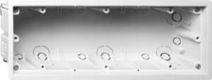 Gira Gerätedose 3-fach E22 für flache Montageart 289800 – Bild 1