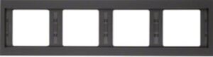Berker Rahmen K.1 4-fach waager. anthrazit 13837006 – Bild 1