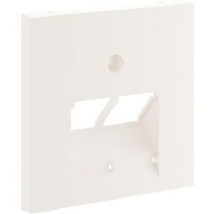 Hager Zentralscheibe UAE 2-fach, für Rahm enblende 55, hfr, cremeweiss GZUAE2A9001 – Bild 1