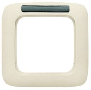 Busch-Jaeger Rahmen Beschriftung 1-fach Duro 2000 SI weiss 1721NS-212 – Bild 1